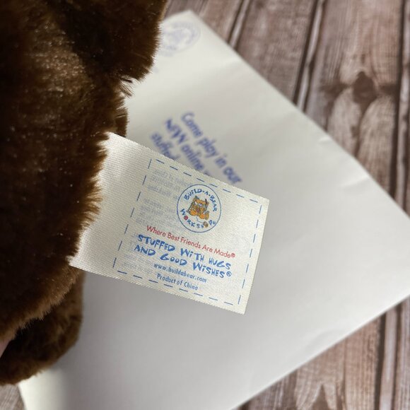 BUILD-A-BEAR BABW Lil Chocolate Cub Brown Bear Stuffed Animal Complete NIB NEW - Picture 6 of 8